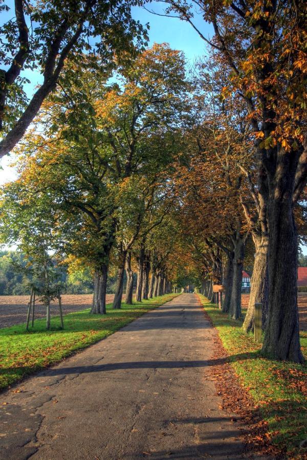 Schlosspark Hollwinkel Preußisch Oldendorf Exterior foto